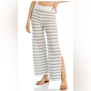 Solid & Striped The Logan Open Knit Swim Cover-Up Pants Brand new